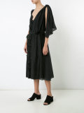 floral embroidered shift dress