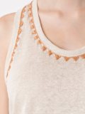 embroidered tank top