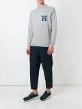 logo饰套头衫