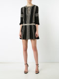 embroidered mini-dress 