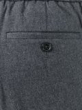 drawstring slim-fit trousers
