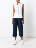 sleeveless boxy shirt