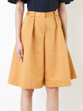wide-leg cropped trousers