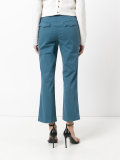 cropped flared trousers