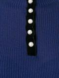 buttoned neck jumper