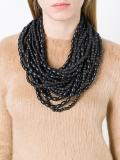 multi layer beaded necklace