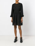 crochet detailed dress