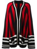 oversized open cardigan