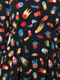 comet print dress