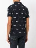 trumpet print polo shirt