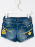 Lollipop denim shorts