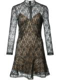 floral lace mini dress