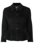 textured fitted jacket