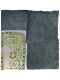 raw edge scarf