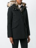 hooded zip-up jacket