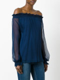 off-the-shoulder blouse 