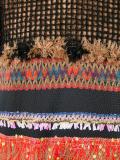 patterned fitted dress