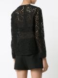 front placket lace blouse