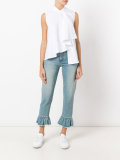 ruffled tank top