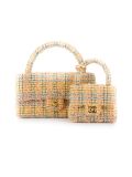 set of two tweed totes 