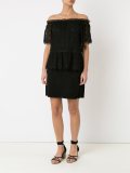 tulle embroidered top