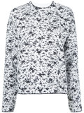 knitted floral jumper 