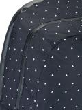 HU triangle print backpack
