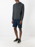 embroidered logo hoodie 