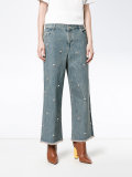 Swarovksi crystal embellished jeans