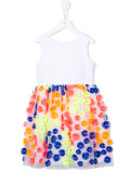 flower apploqué dress