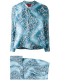 birds print suit 