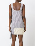 asymmetric striped dress