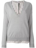 V-neck blouse