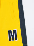 two tone track shorts