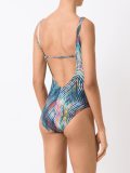 abstract print swimsuit