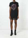 logo print T-shirt dress