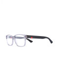 Web trim rectangle glasses