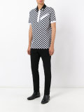checkered polo shirt