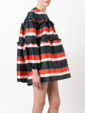 striped mini dress