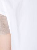 ruffled sleeves shirt