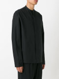 concealed button placket shirt