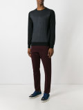 embroidered knitted sweater