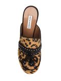 'Diana' leopard print mules