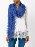 pleated scarf