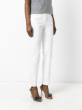 plain straight trousers
