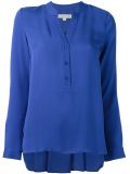 band collar blouse