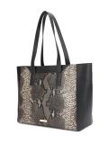 snakeskin tote 