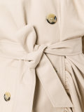 drawstring trench coat 