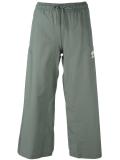 wide leg cropped trousers