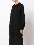 oversized jumper layered dress